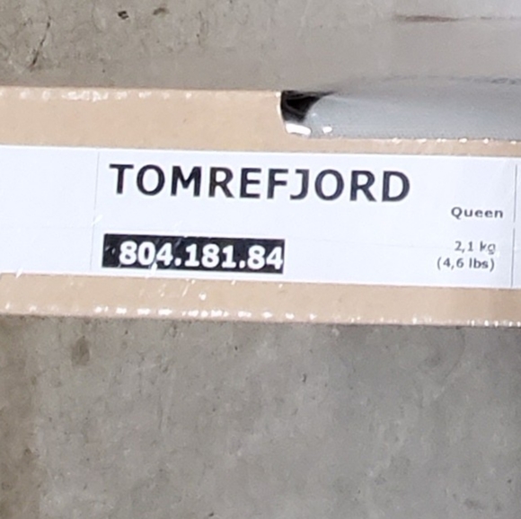 IKEA Accents Ikea Tomrefjord Queen Bed Frame Cover Dimmelsvik Beige 848184 Poshmark